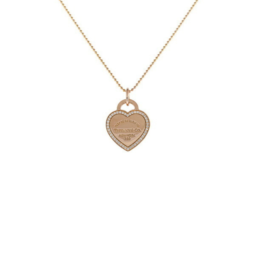 Tiffany Return to Tiffany Heart Pink Gold Necklace